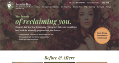 Desktop Screenshot of invisiblehair.com